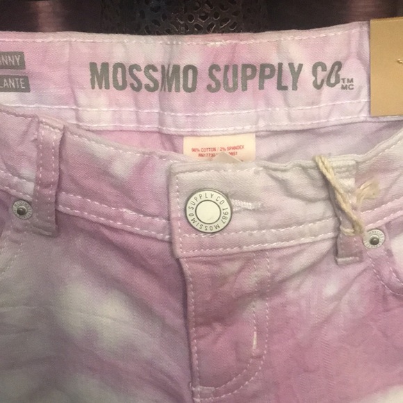 NWT Mossimo Supply Women’s Lavender Washed Pants.  Ladies size 3 Fit 6 - Picture 2 of 6